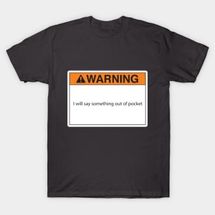 Warning label T-Shirt